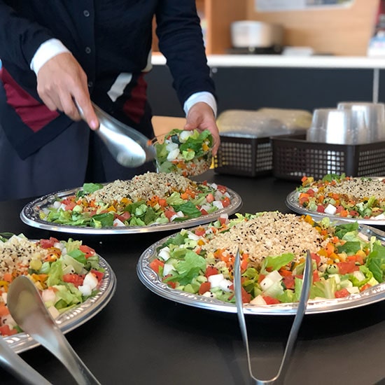 Wedding reception by The Food Garden